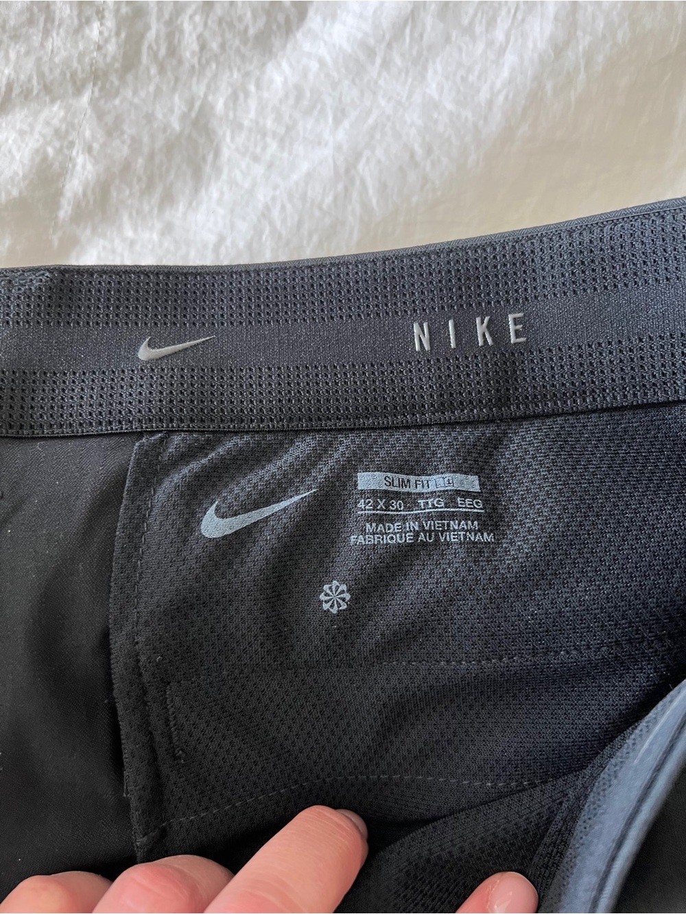 Nike Black Athletic Golf Pants. 42X30.  EUC.